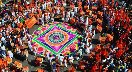Celebrating Marathi Festivals 2025 with Traditional Brass Elegance from Pujalane