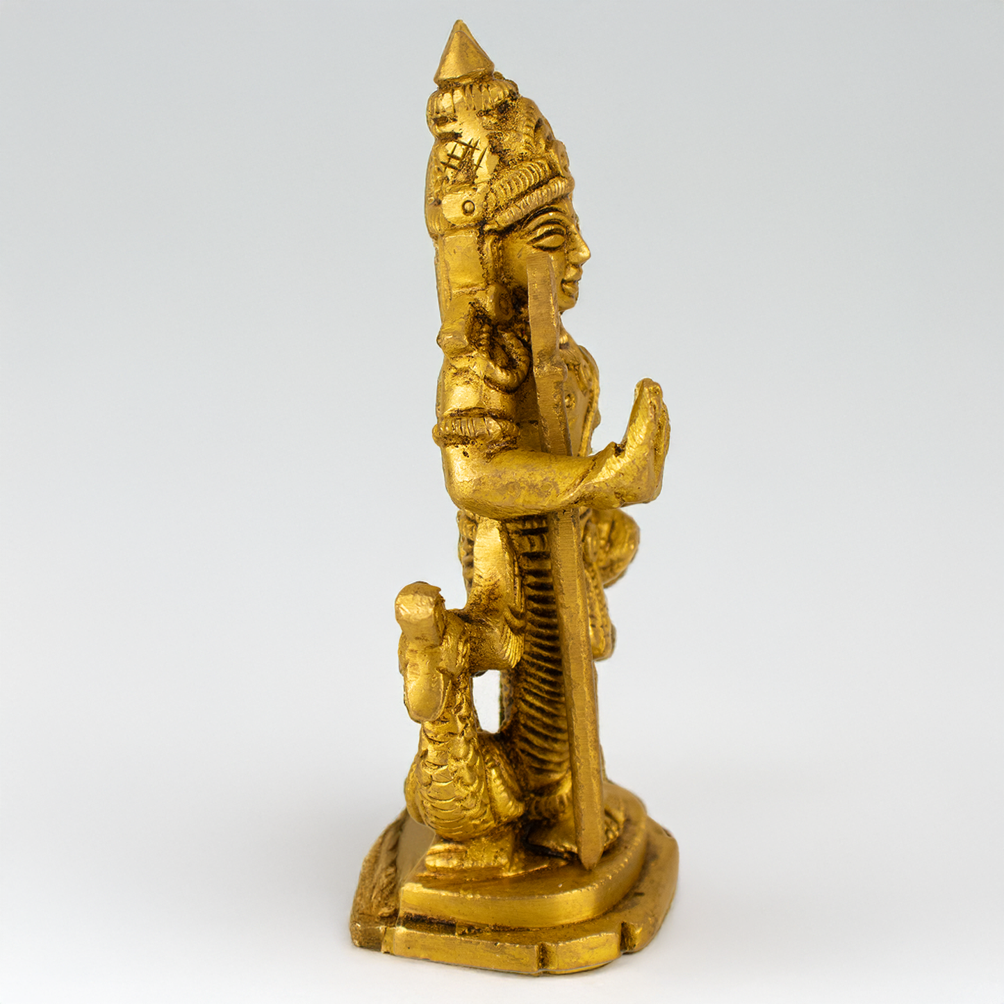 Brass Murugan Statue (329gms) (Pital Kartikeya Murti)