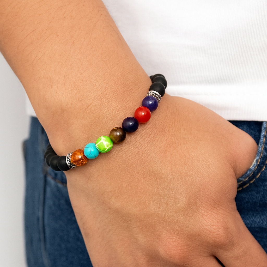 Karungali seven chakara Bracelet