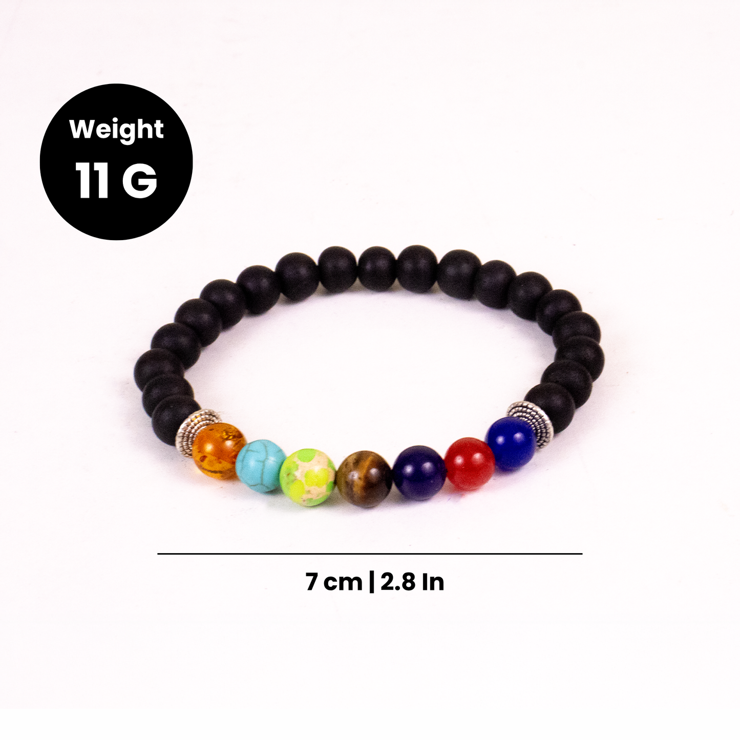 Karungali seven chakara Bracelet