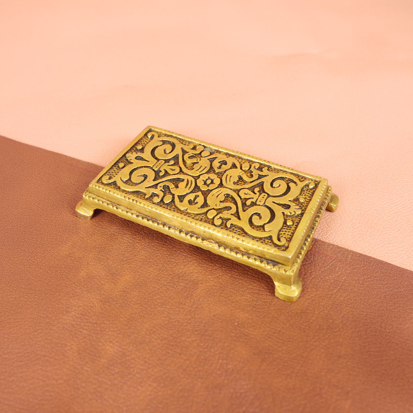 Antique Brass Rectangle Chowki
