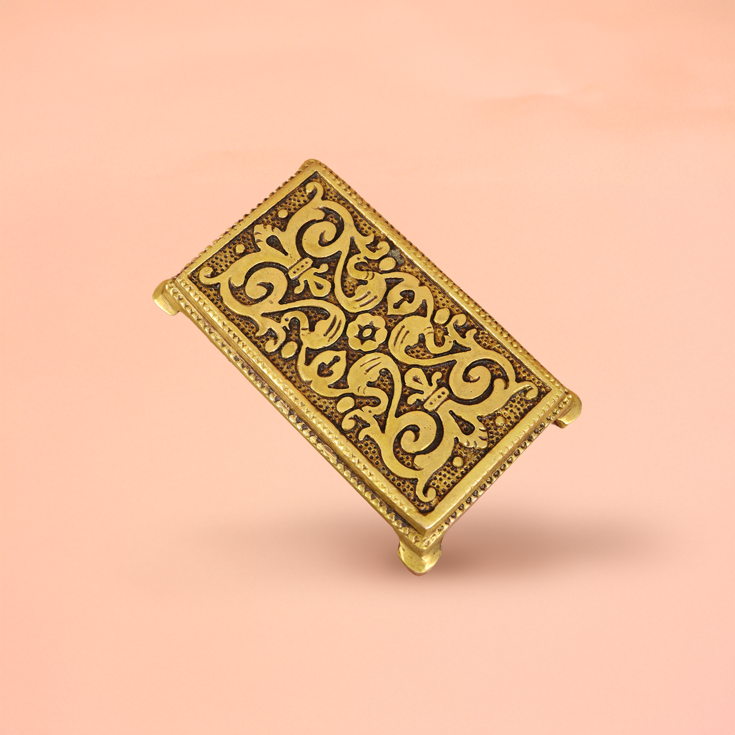 Antique Brass Rectangle Chowki