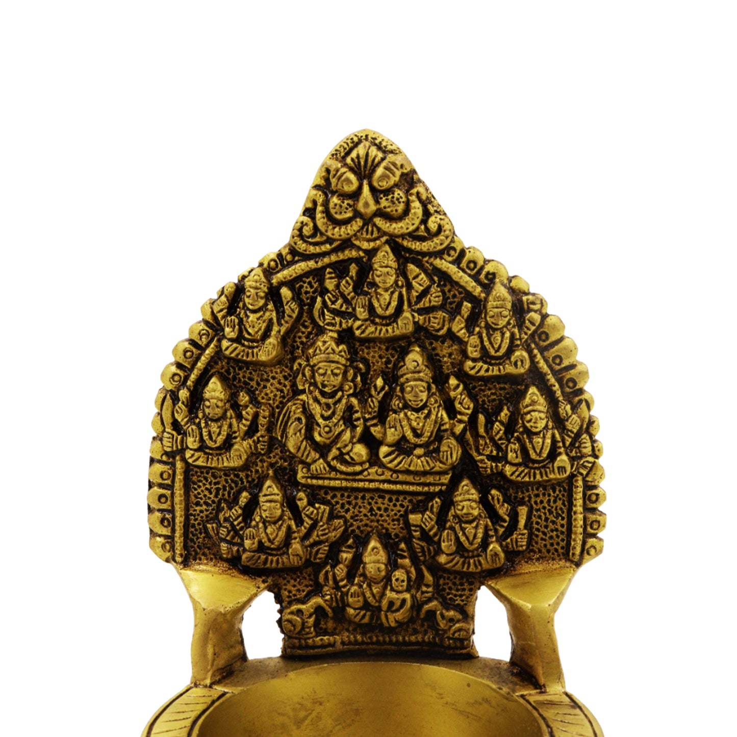 Antique Gajalakshmi Diya (Pital Prachin Gaj Laxmi Deepak)