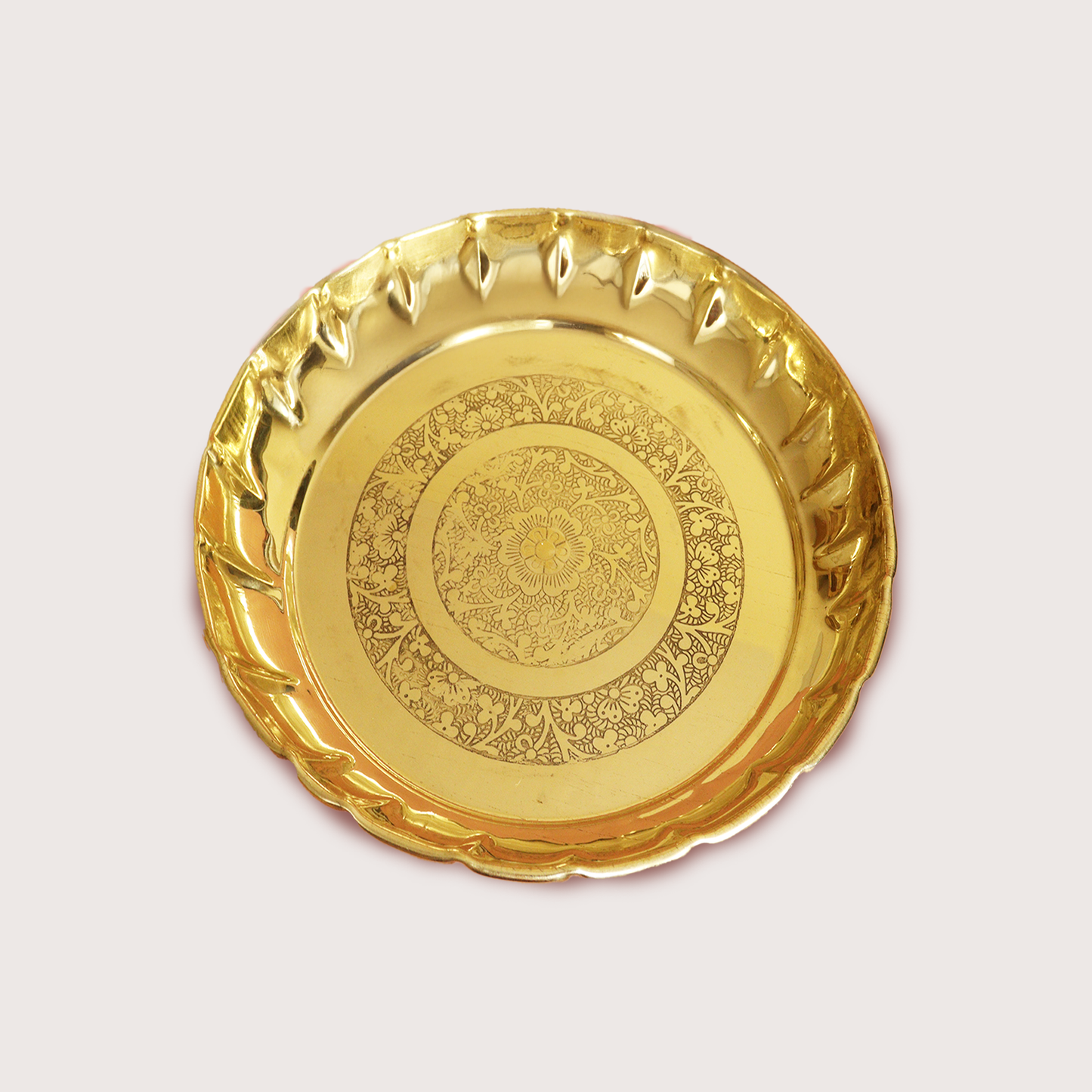 Brass Mahadev Thali (Pital Shiva Puja Thali / Bholenath Plate)