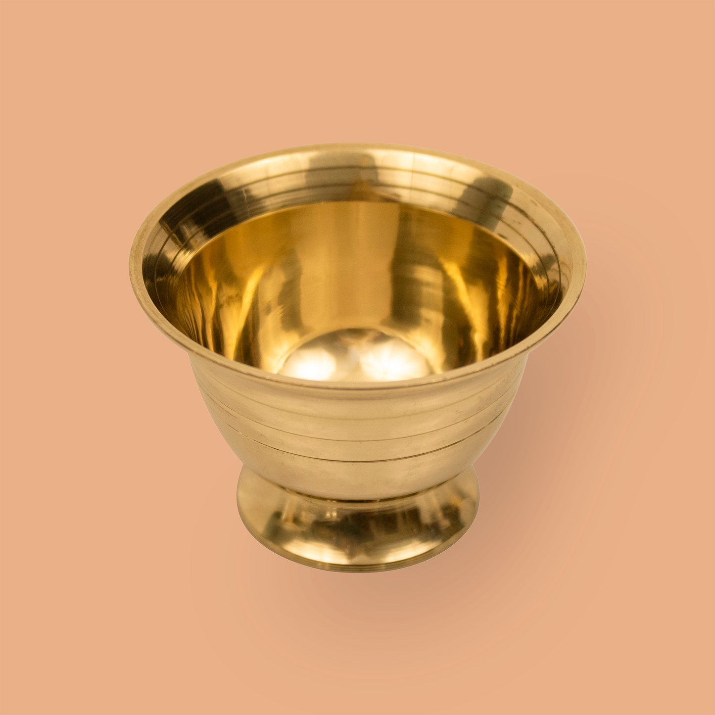 Brass Chandhan Bowl- Padam Payala Stand