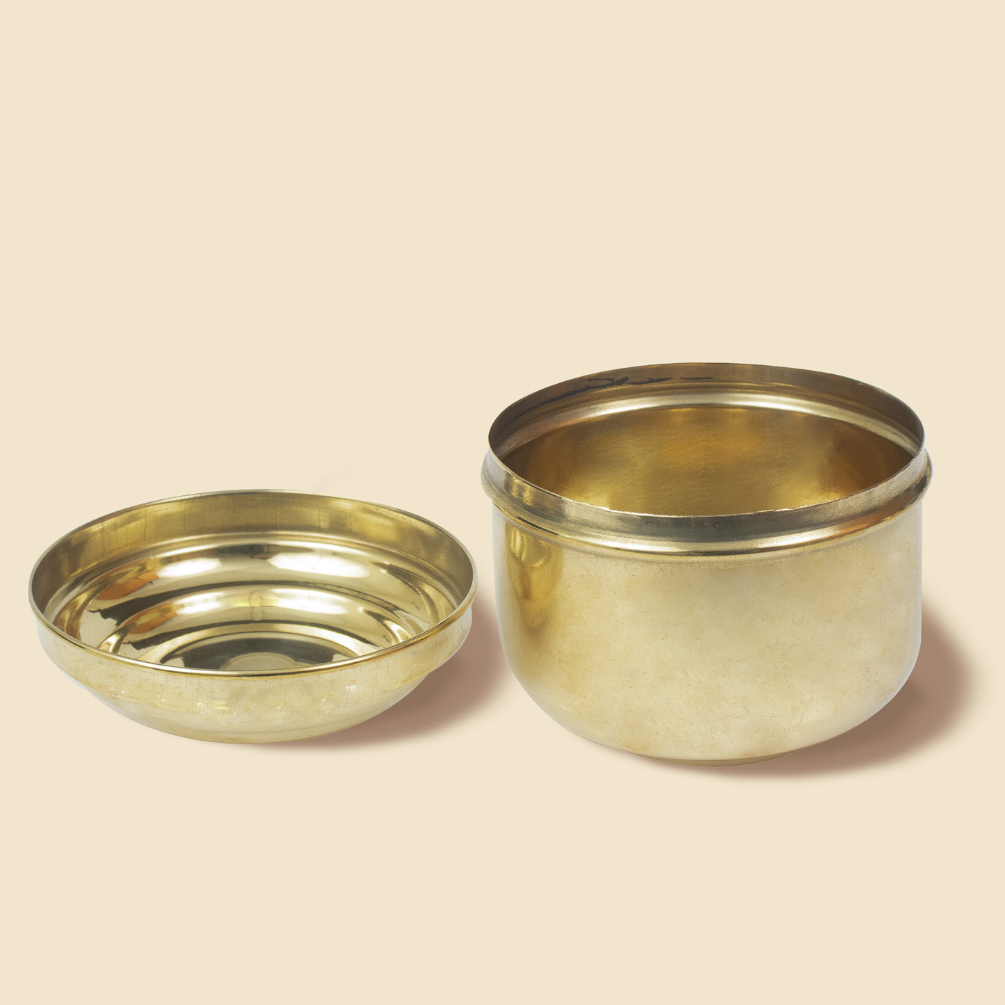 Tall Brass Pooja Box