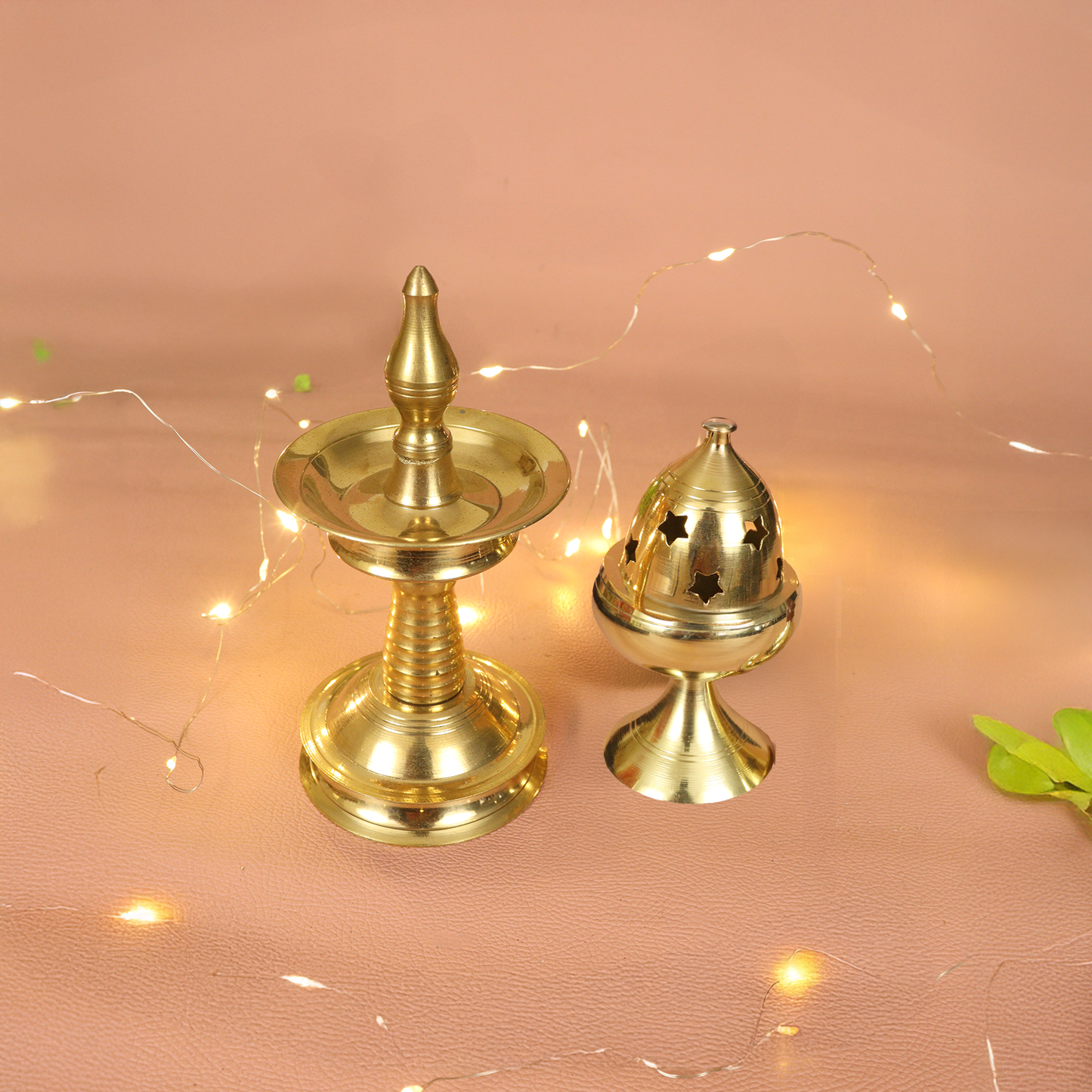 Villakku + Akhand Diya Set