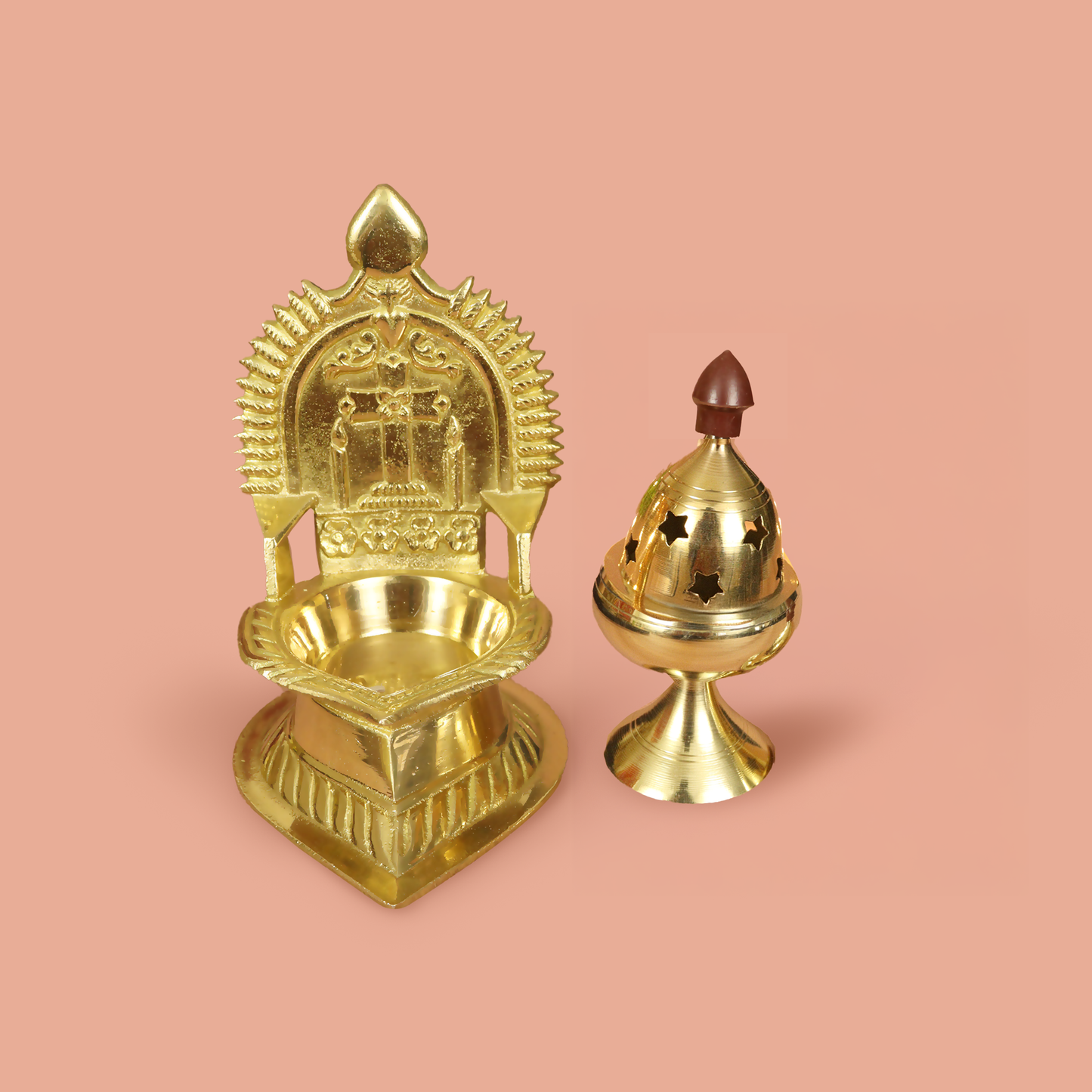 Cross Akhand Diya