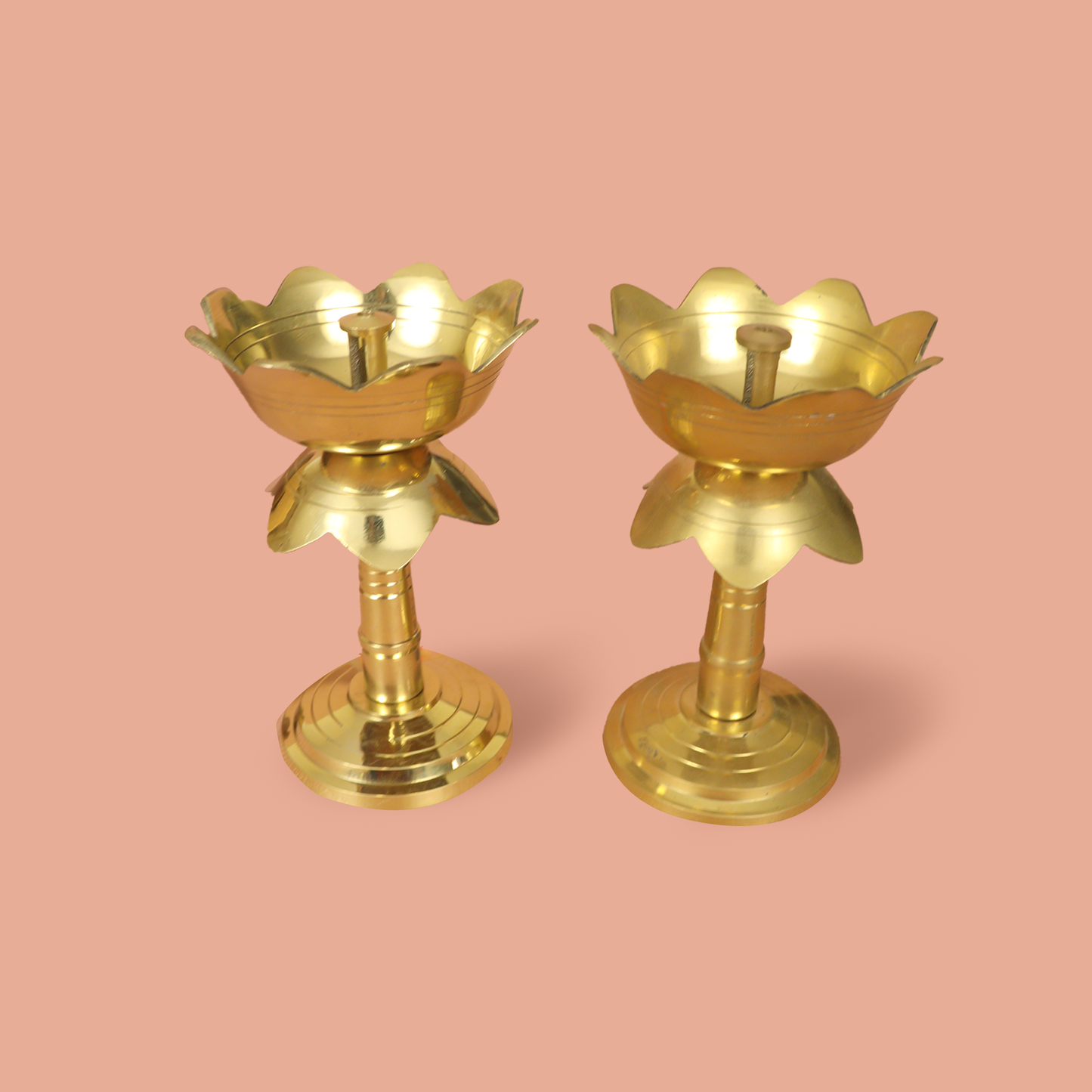 KV Lotus Brass Diya 2