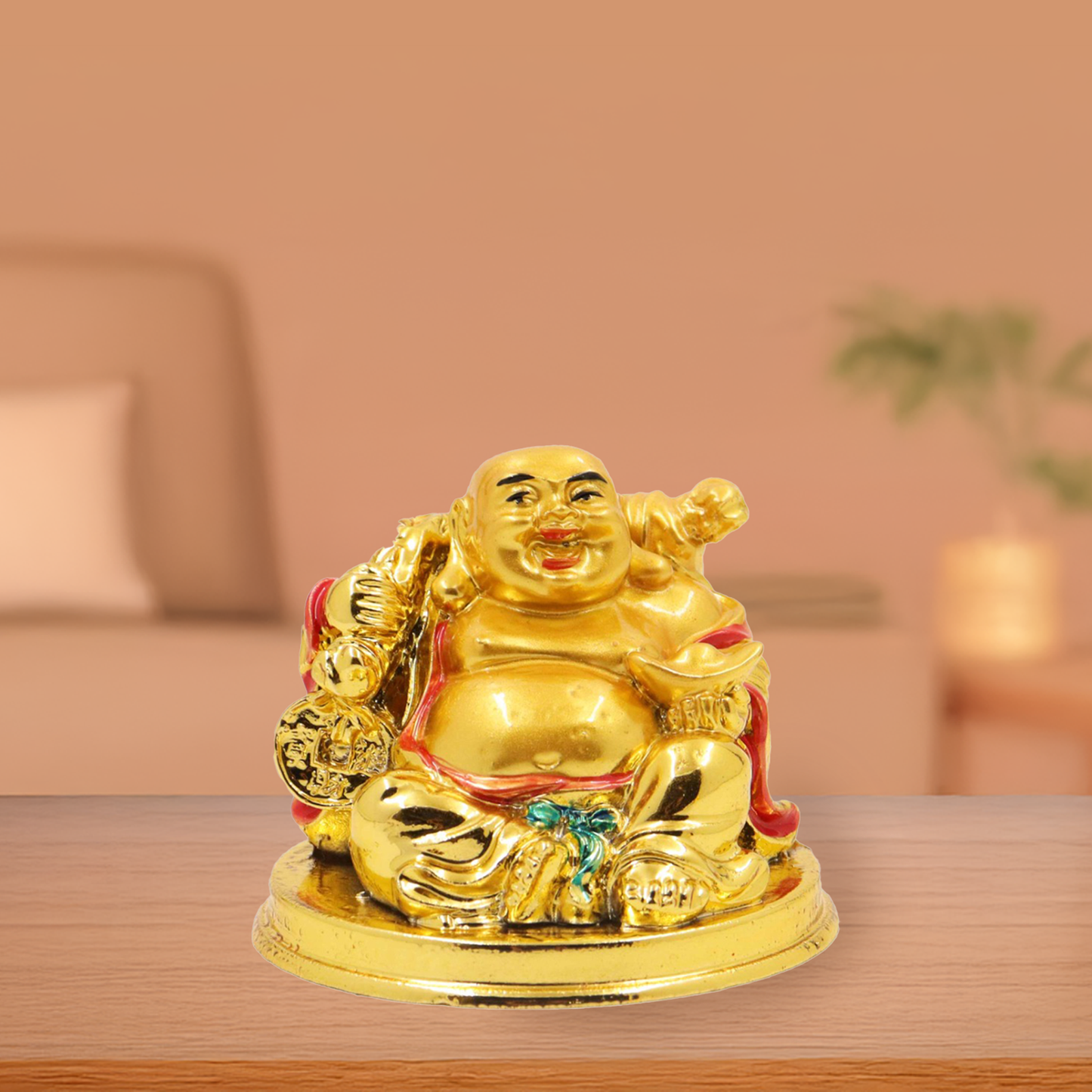 Happy Man Kuberar Statue