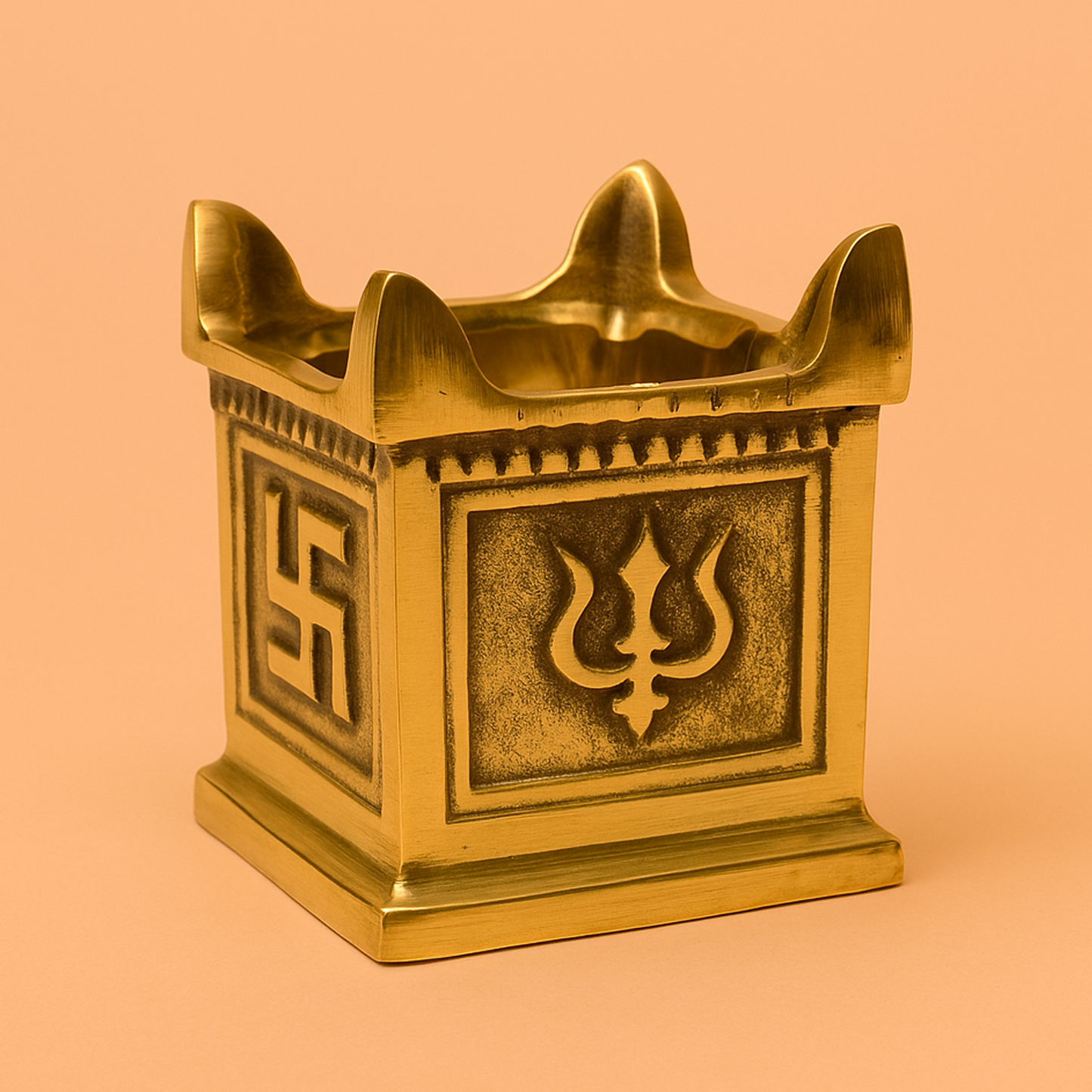 Brass Tulasi Deep Size-1 (Pital Tulsi Deepak)