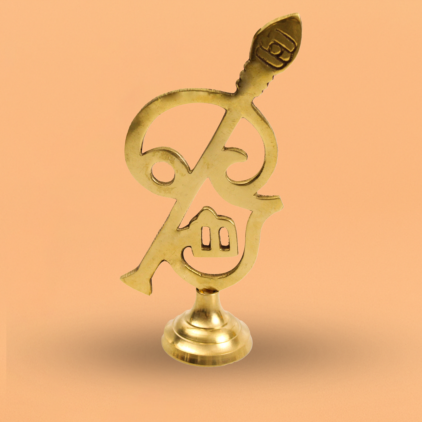 Brass OM Murugar (Pital Aum Kartikeya / Murugan Vel)