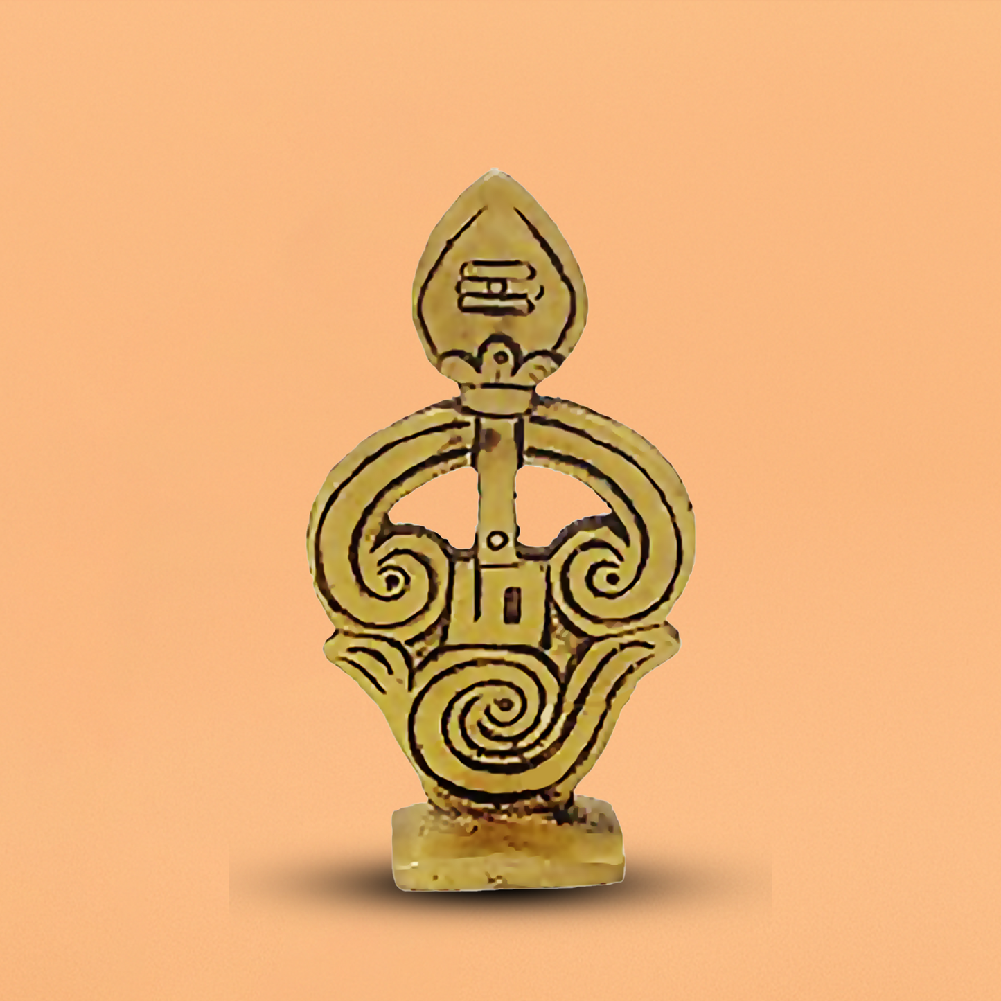 Antique OM Vel Stand (Trishul Stand / Murugan Vel)