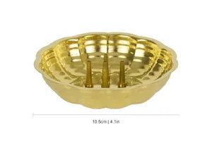 Brass Zigzag Agarbatti Stand