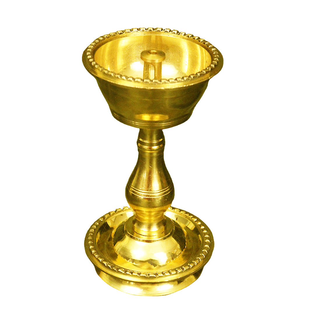 Brass Udupi Nandha Stand-Size 3 (Pital Udupi Nanda Stand)