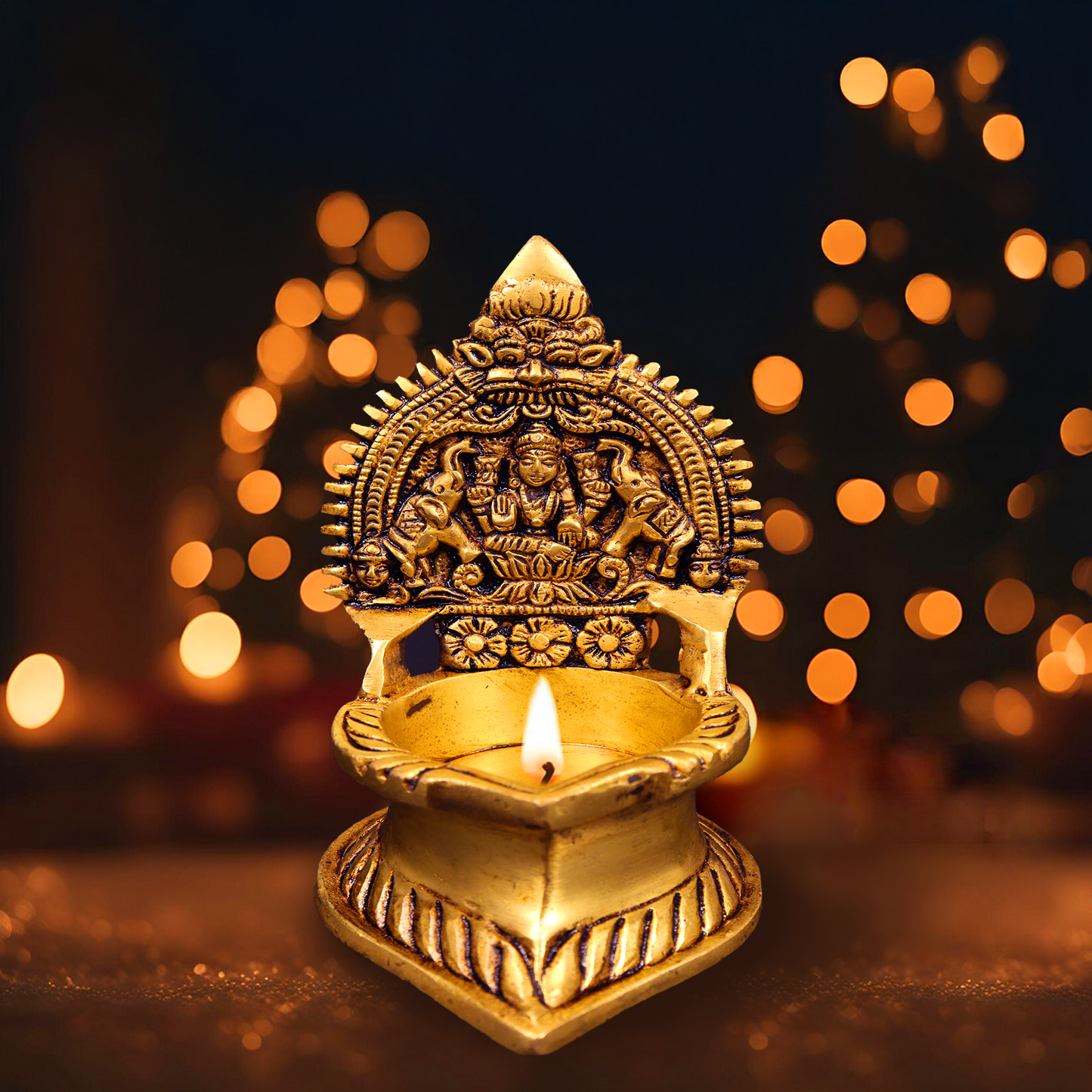 Antique Kamatchi Diya (Pital Prachin Kamakshi Deepak)