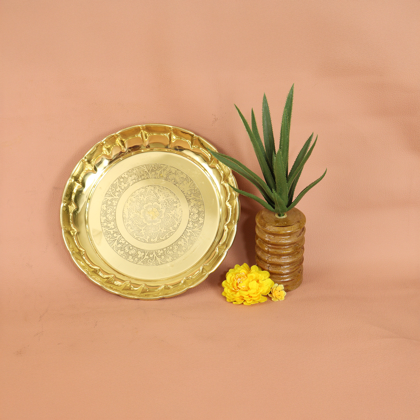 Brass Mahadev Thali (Pital Shiva Puja Thali / Bholenath Plate)