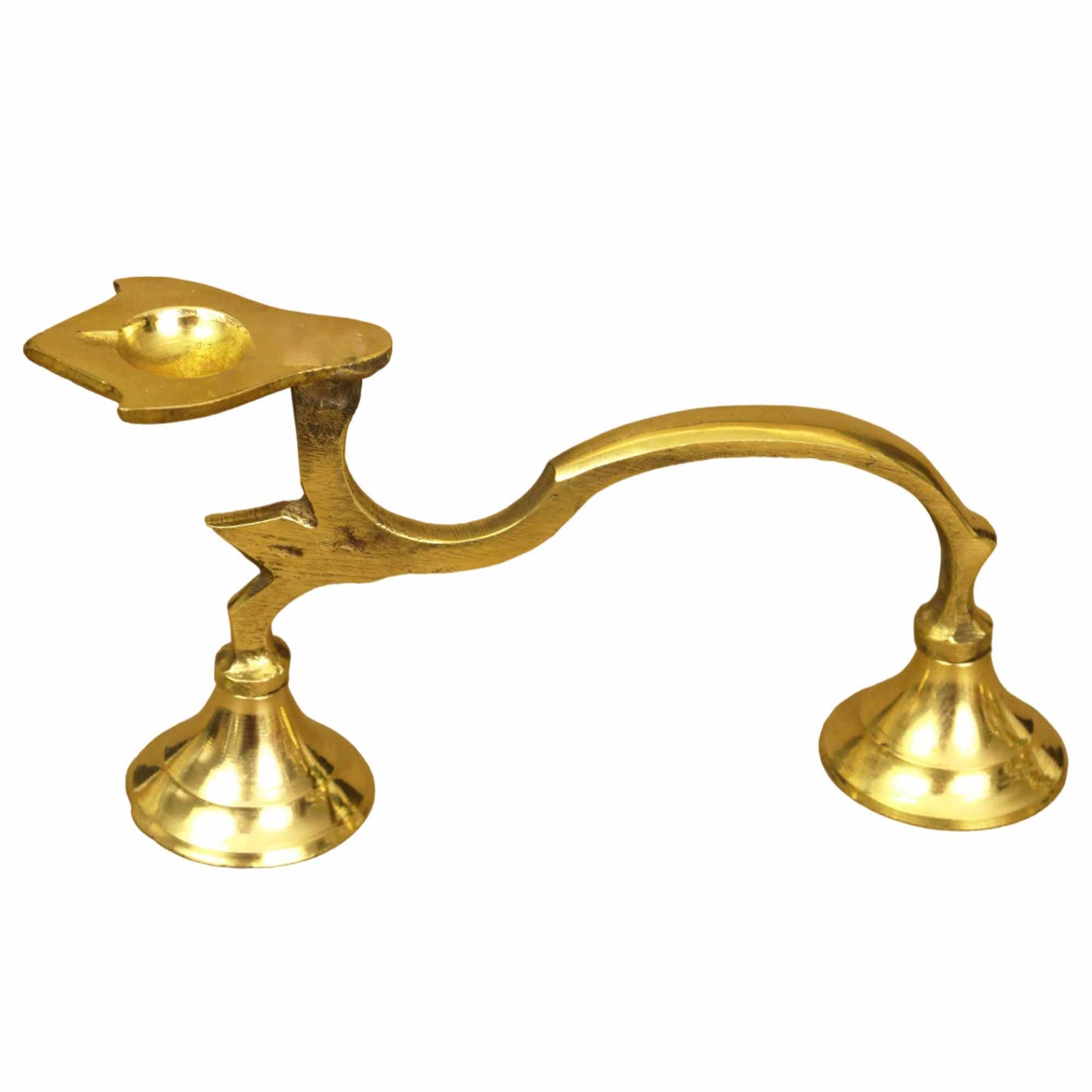 Karpoor Aarti One Face Diya (0.180gm) (Pital Kapoor Ek Mukh Deepak)