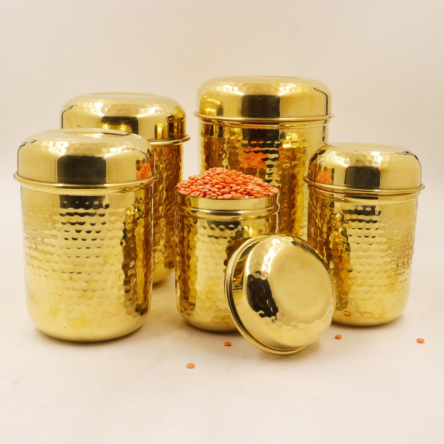 Brass Hammered Dabbi
