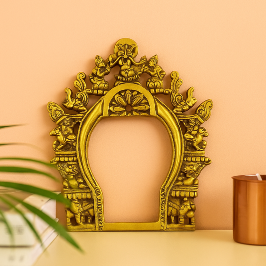 Brass Prabavalli Frame-Big (Pital Prabha Mandal Bada)