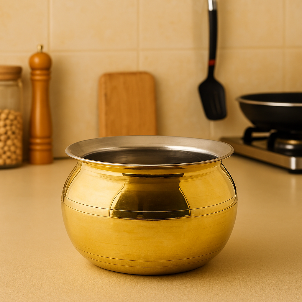 Brass Gravy Pot