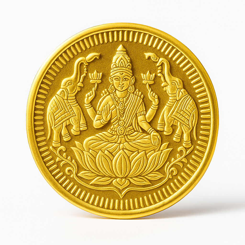 Brass Lakshmi Kubera Gold Coins