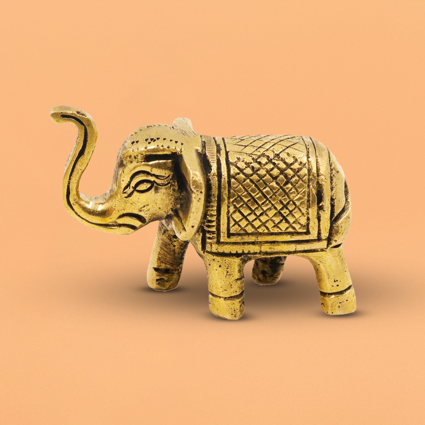 Brass Elephant Statue