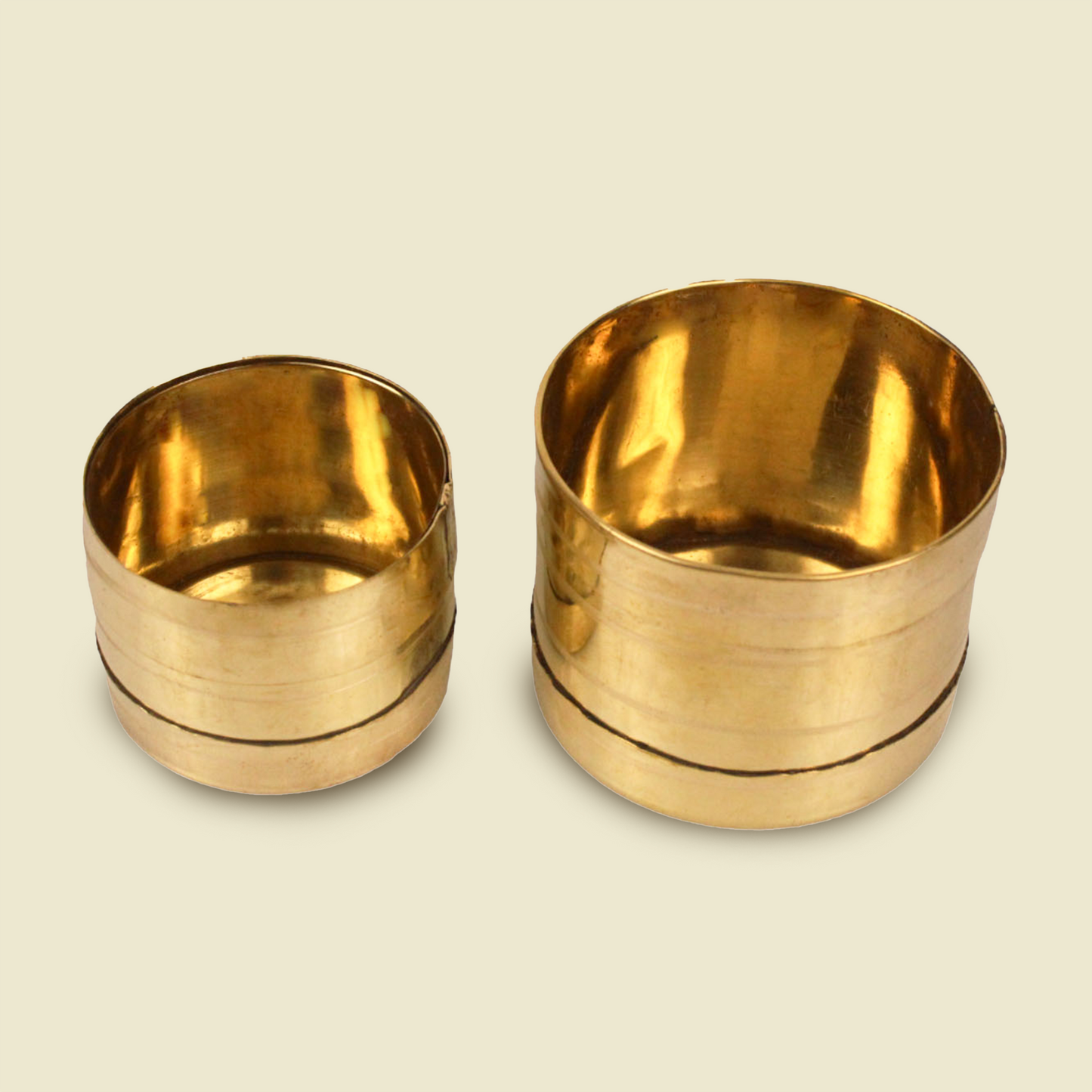 Brass Half Padi set of 2