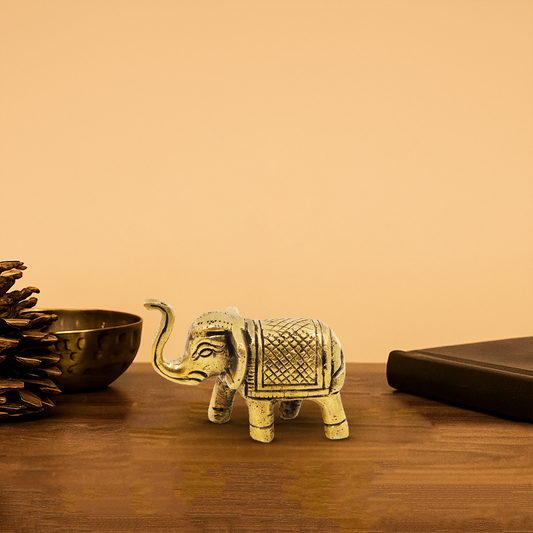 Brass Elephant Statue