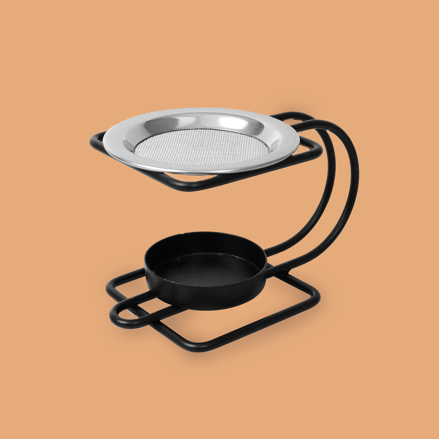Black Dhoop Incense Stand