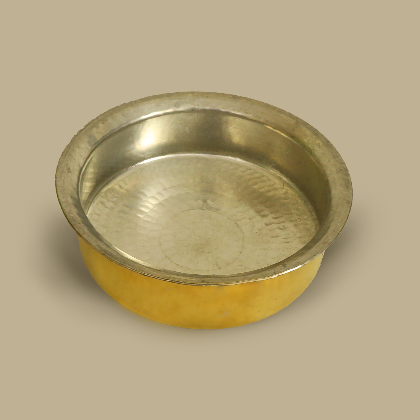 Brass Hammered Briyani Handi