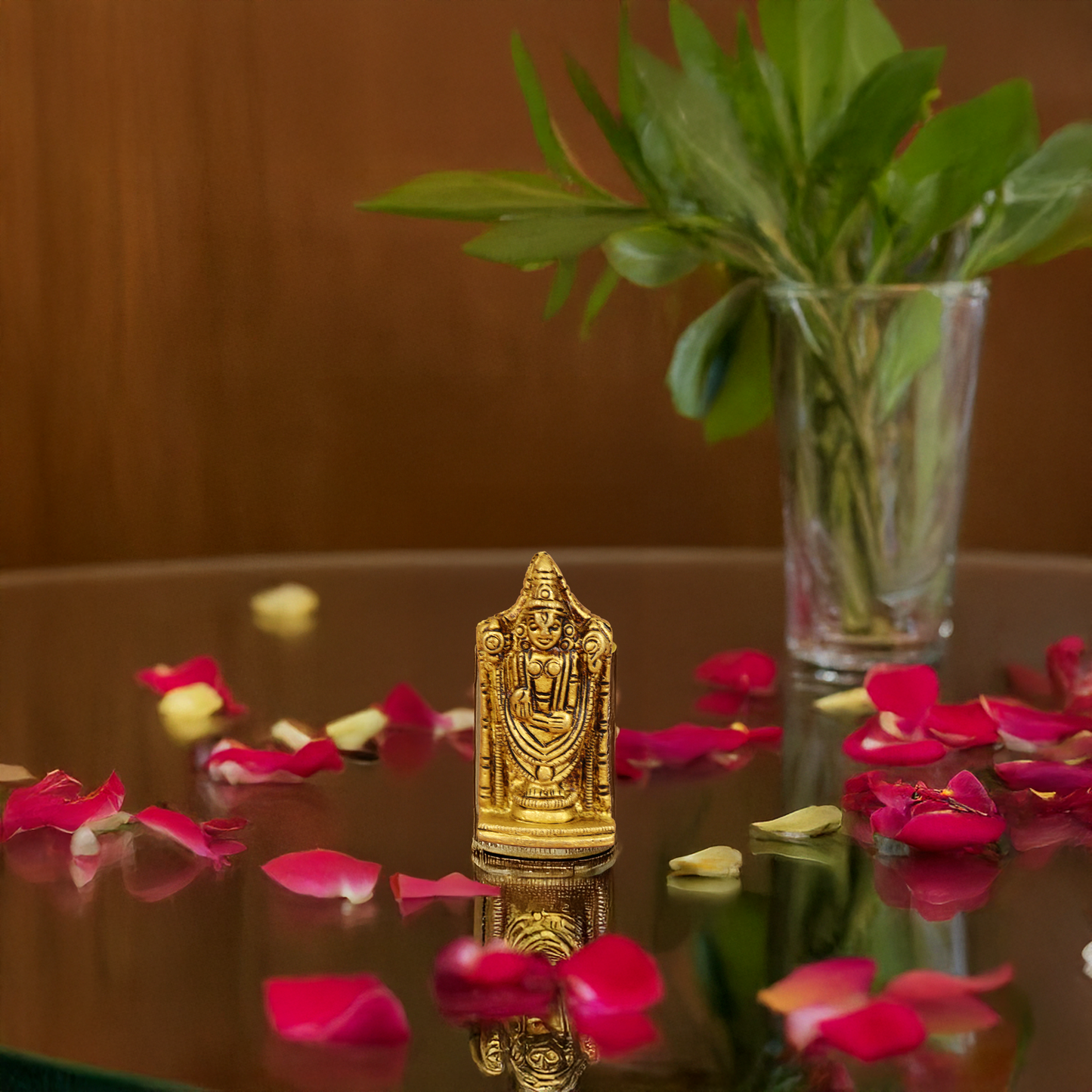 Brass Mini perumal Statue-2inch