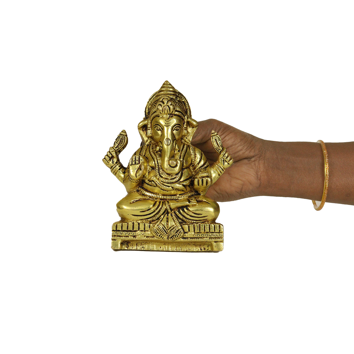 Brass Ganesh Wall Hanging