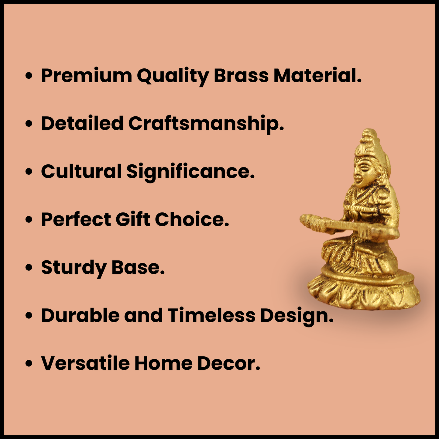 Brass Annapoorani Idol (Pital Annapurna Mata Murti)