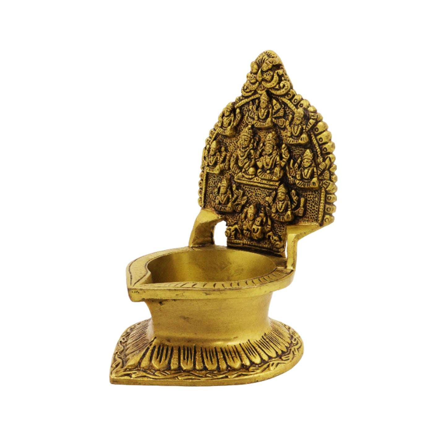 Antique Gajalakshmi Diya (Pital Prachin Gaj Laxmi Deepak)