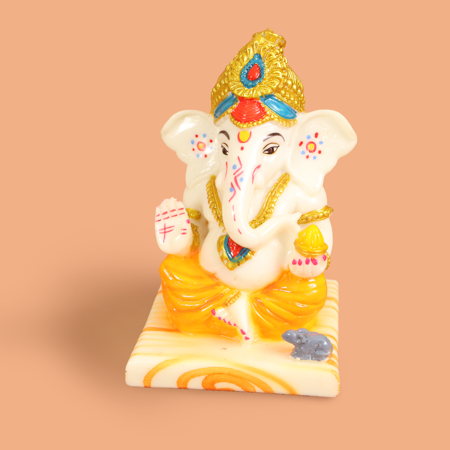 White Premium Resin Ganesha Statue