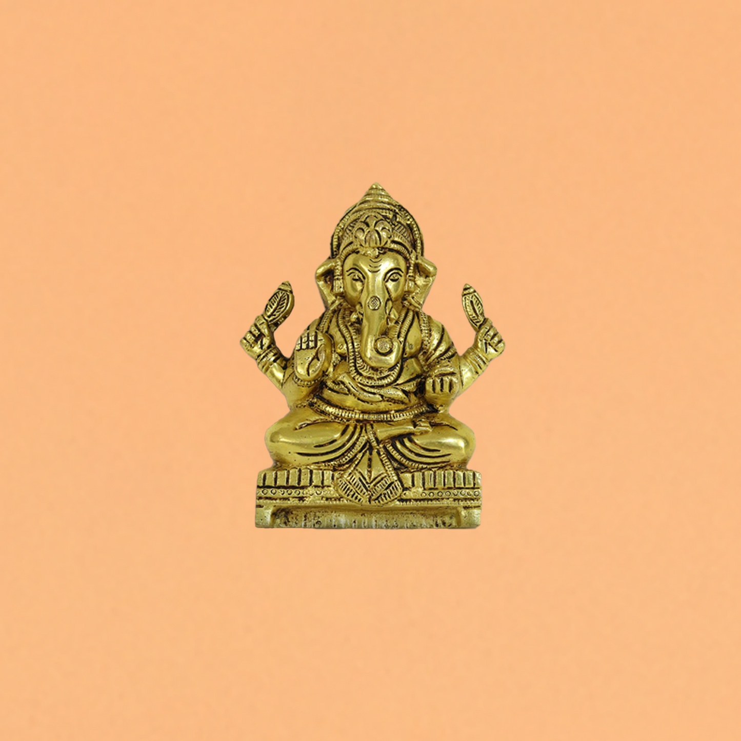 Brass Ganesh Wall Hanging