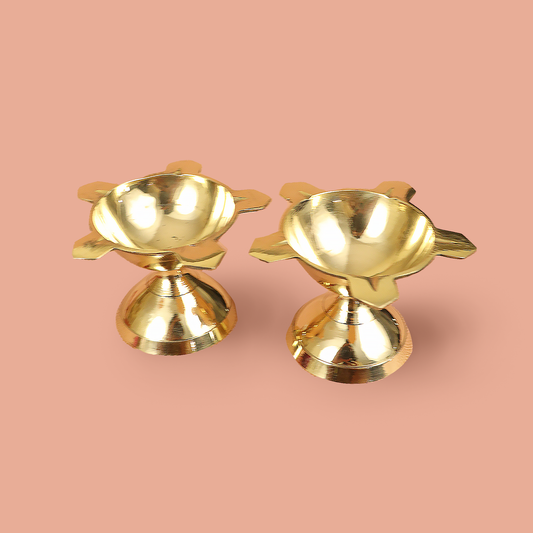 मध्यम एफएसडीएल पीतल दीया