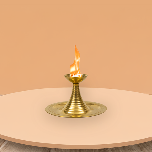 पीतल कपूर बर्नर स्टैंड