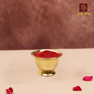 Brass Chandhan Bowl- Padam Payala Stand