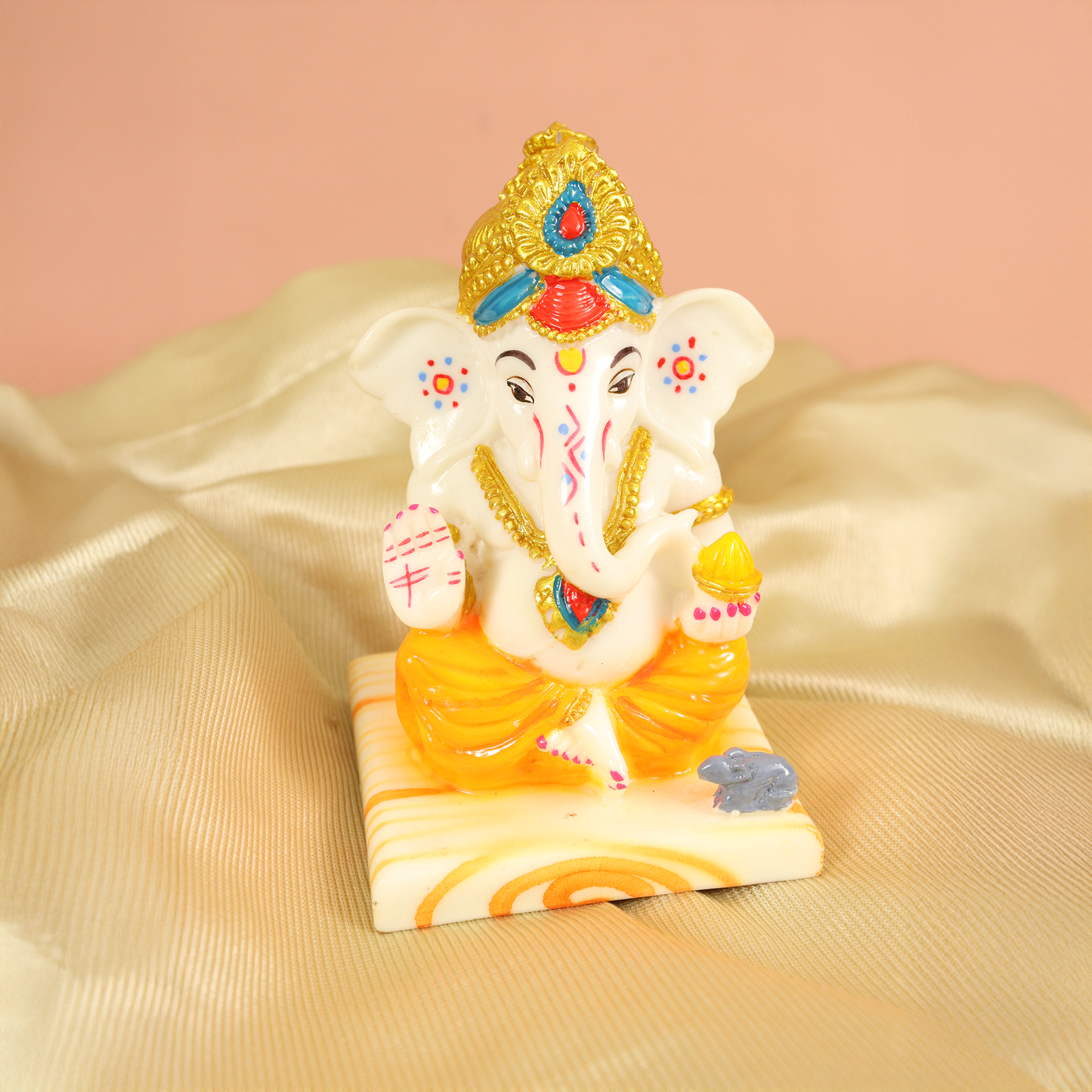 White Premium Resin Ganesha Statue