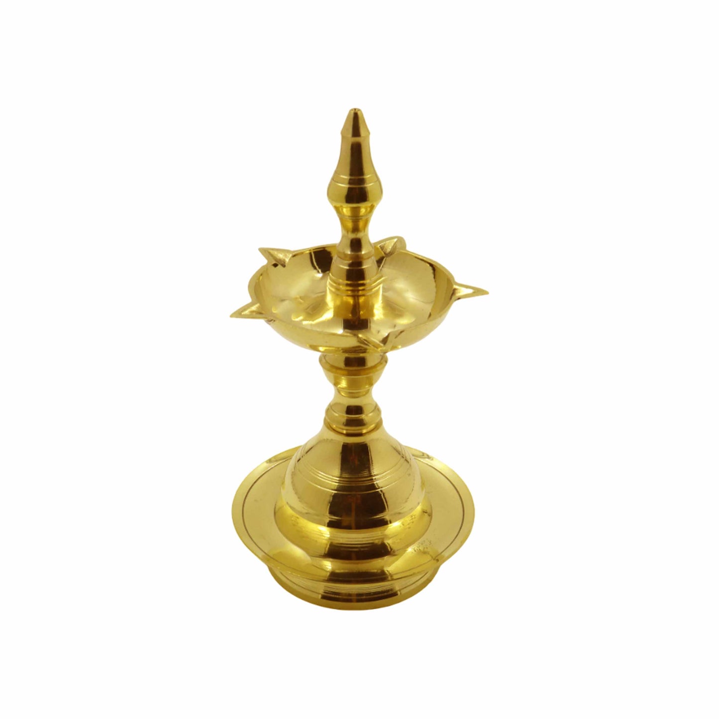 Brass Kerala Fancy Pillar Diya (Pital Kerala Sundar Stambh Deepak)