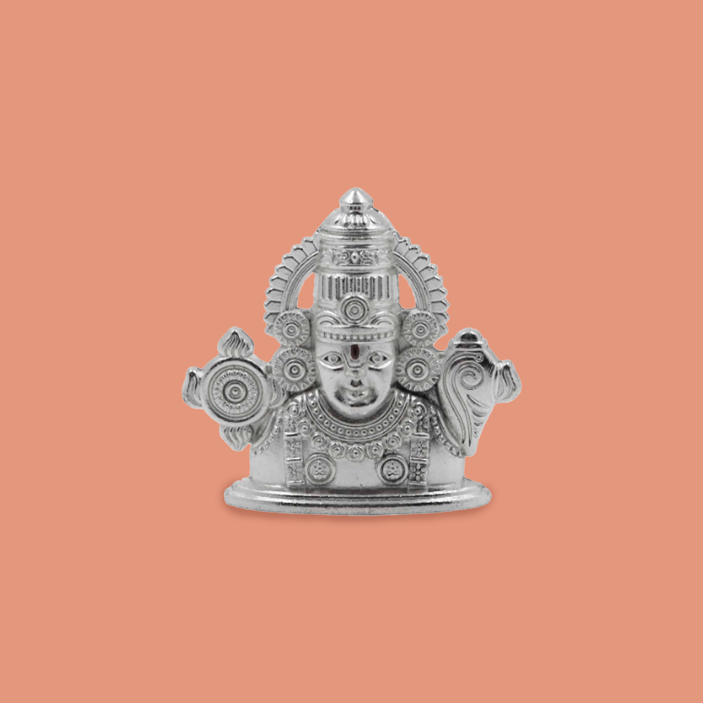 Varadharaja Perumal Face (Silver)