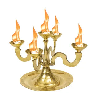 5 Face Karpoor Aarti Stand