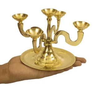 5 Face Karpoor Aarti Stand
