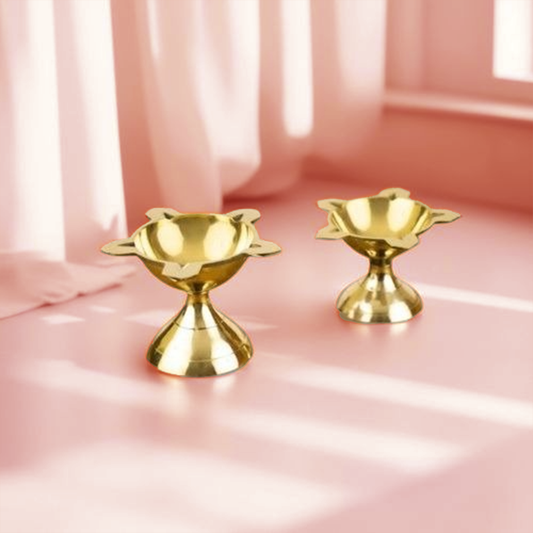 एफएसडीएल पीतल दीया-छोटा