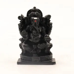Karungali Ganesh Tabletop Idol