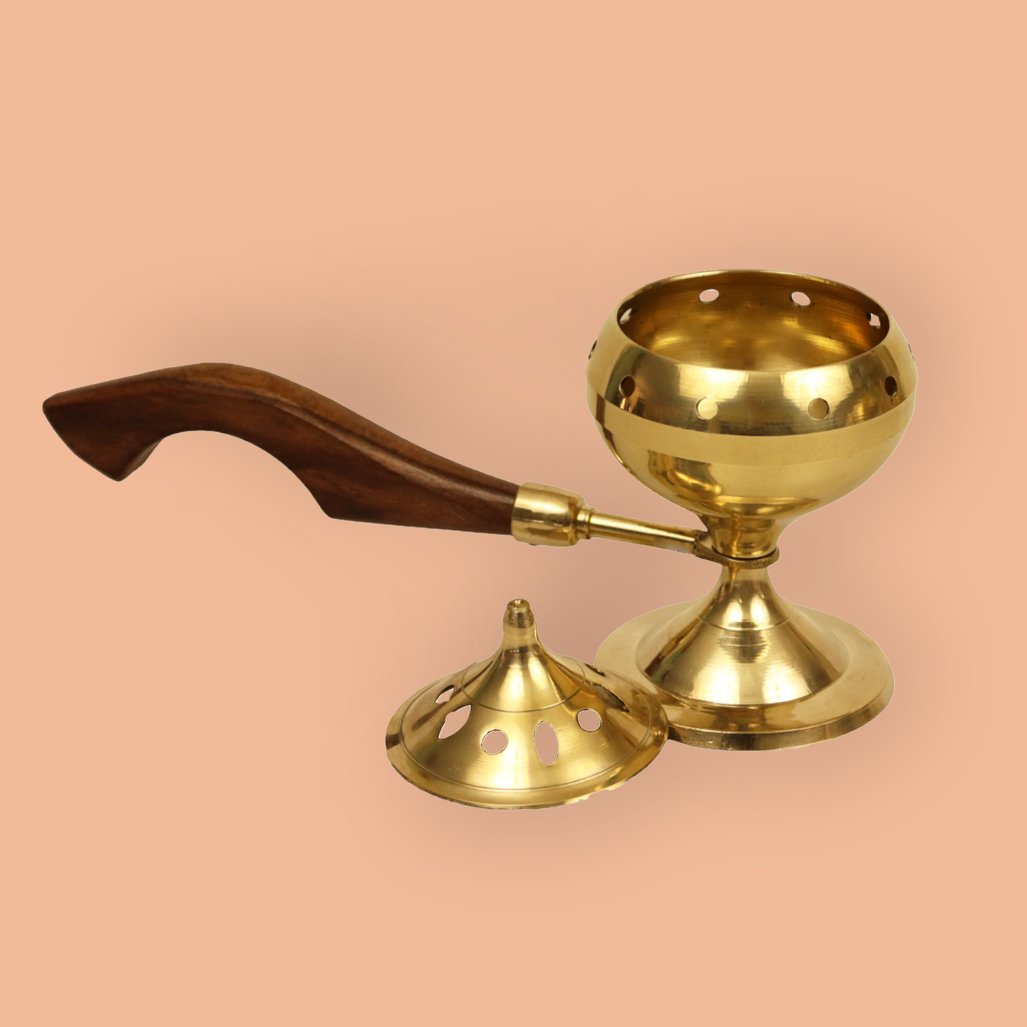 Brass Dhoop Stand With Handle