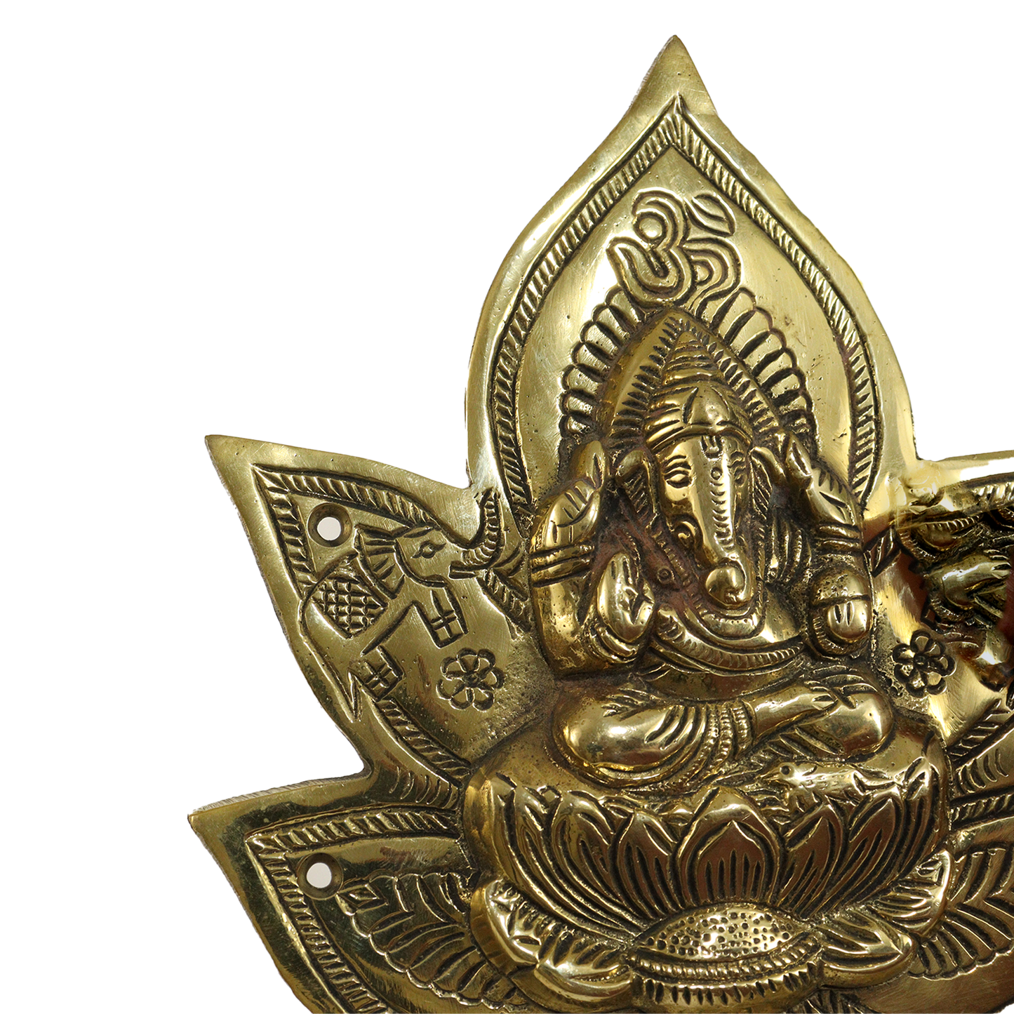 Brass Wall Hanging Ganesha -18cm