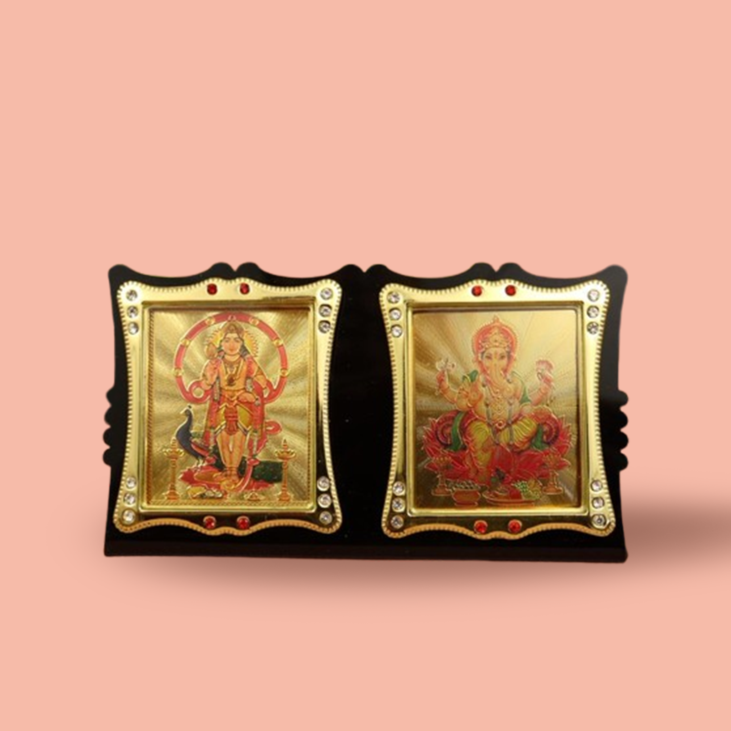 Double God Murugar Ganesh Dashboard Idol